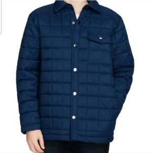 Youth Insulated Shirt Jacket - Quiksilver - Blue - L(14-16)